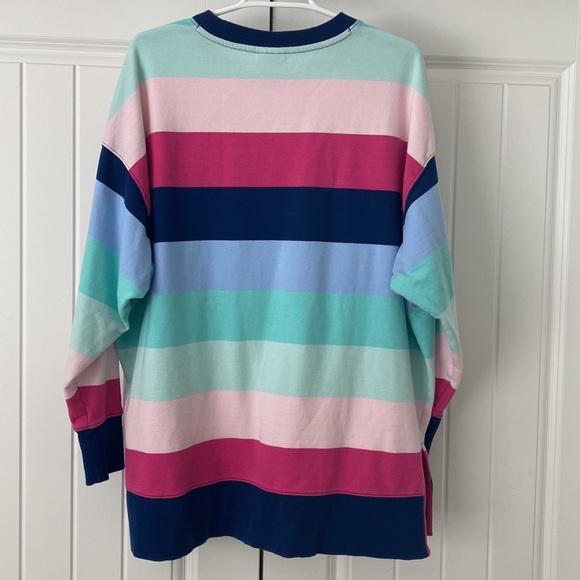 Cabana by Crown & Ivy Lightweight Sweatshirt Dolman Tunic Side Slit Sz L - Picture 7 of 7